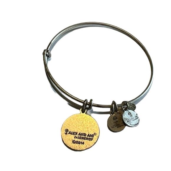 Alex and Ani Villanova University Silver Bangle Charm Bracelet - Picture 3 of 10